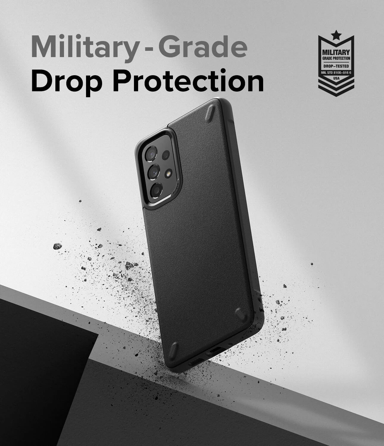 Estuche para Galaxy A73 5G - Ringke Fusion / Onyx