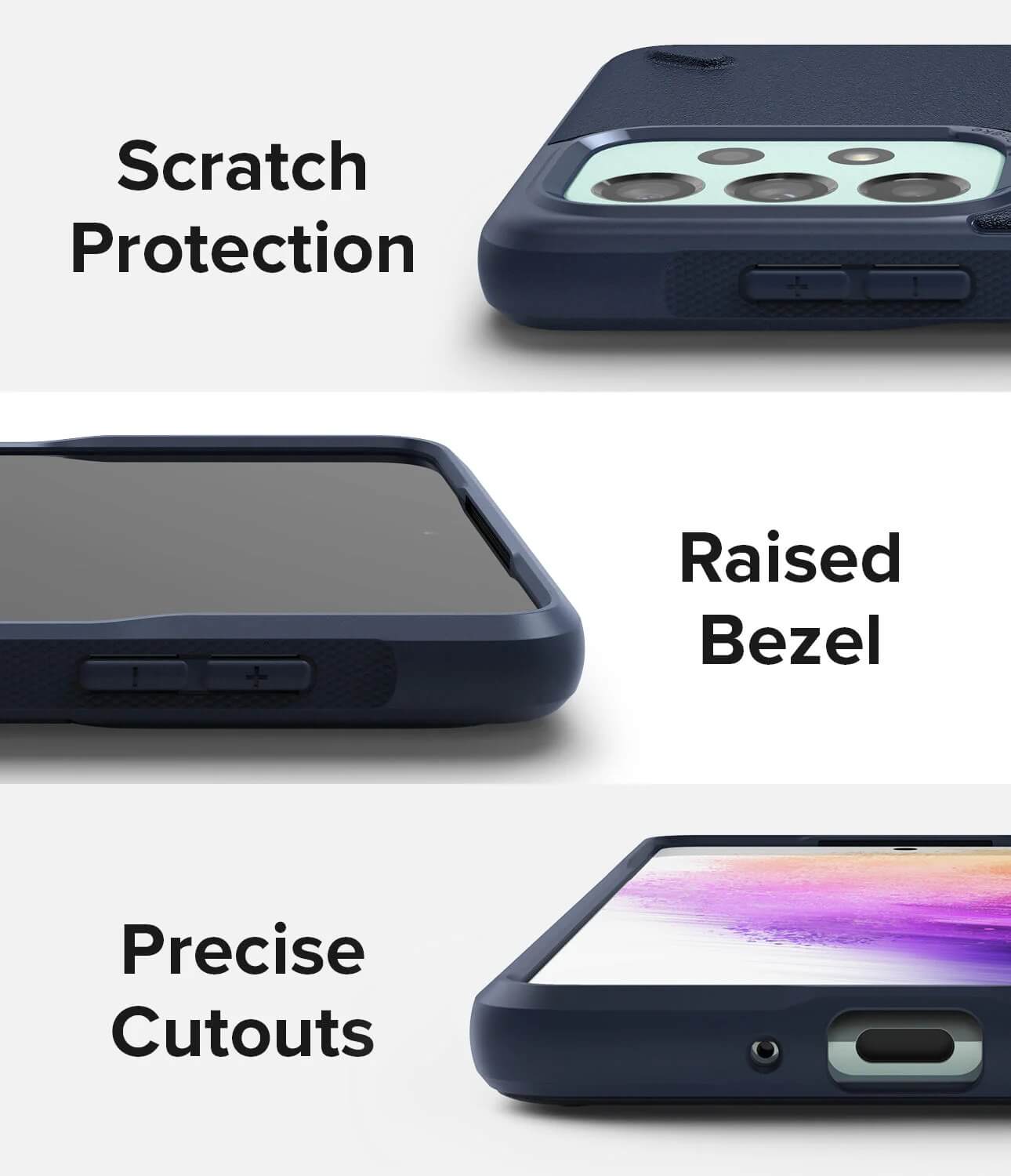Estuche para Galaxy A73 5G - Ringke Fusion / Onyx