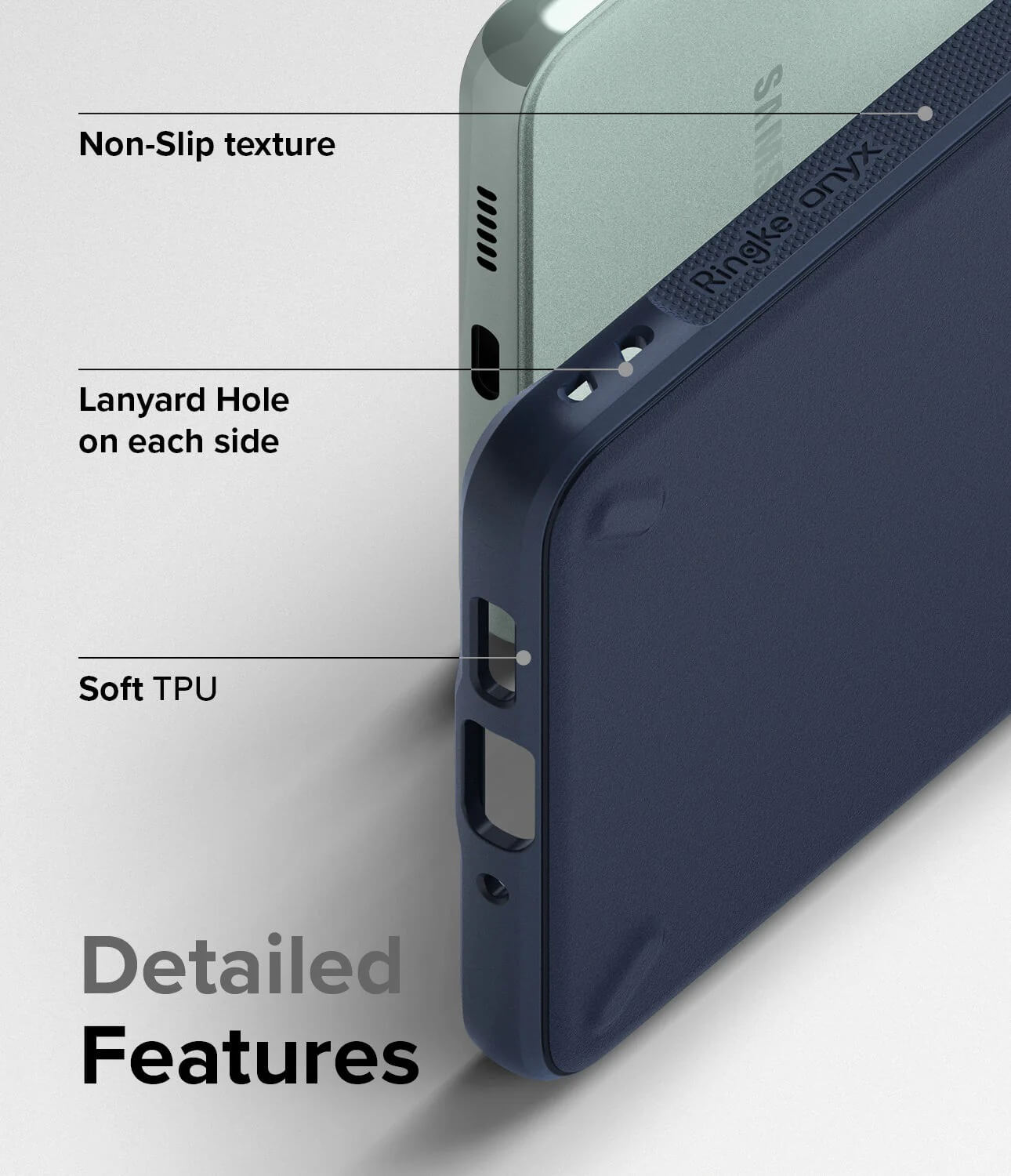 Estuche para Galaxy A73 5G - Ringke Fusion / Onyx