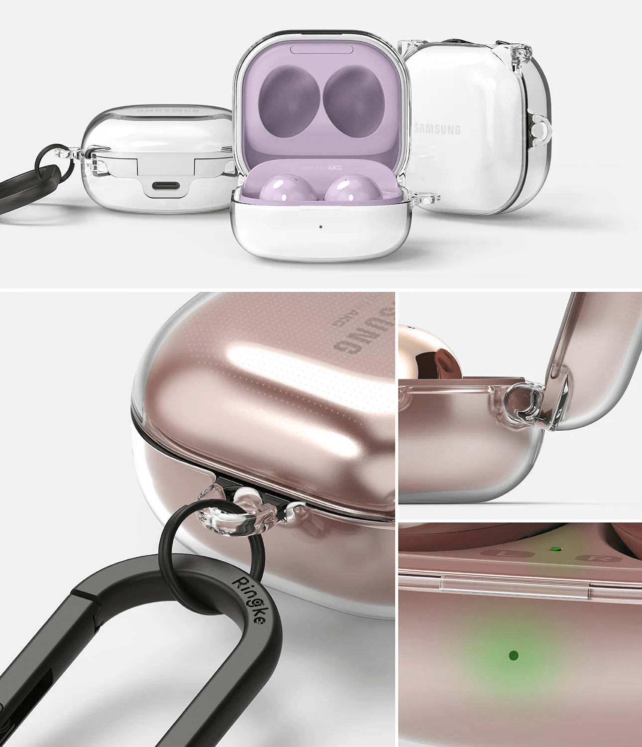 Esuche para Galaxy Buds 2 / Pro / Live / 2 Pro / Buds FE - Ringke Hinge