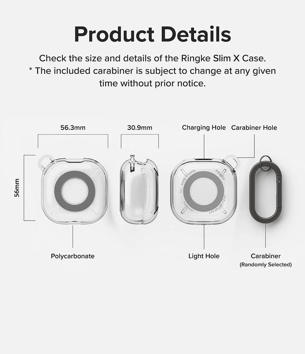 Esuche para Galaxy Buds Live / Buds Pro / Buds2 / Buds2 Pro / Buds FE - Ringke Slim X