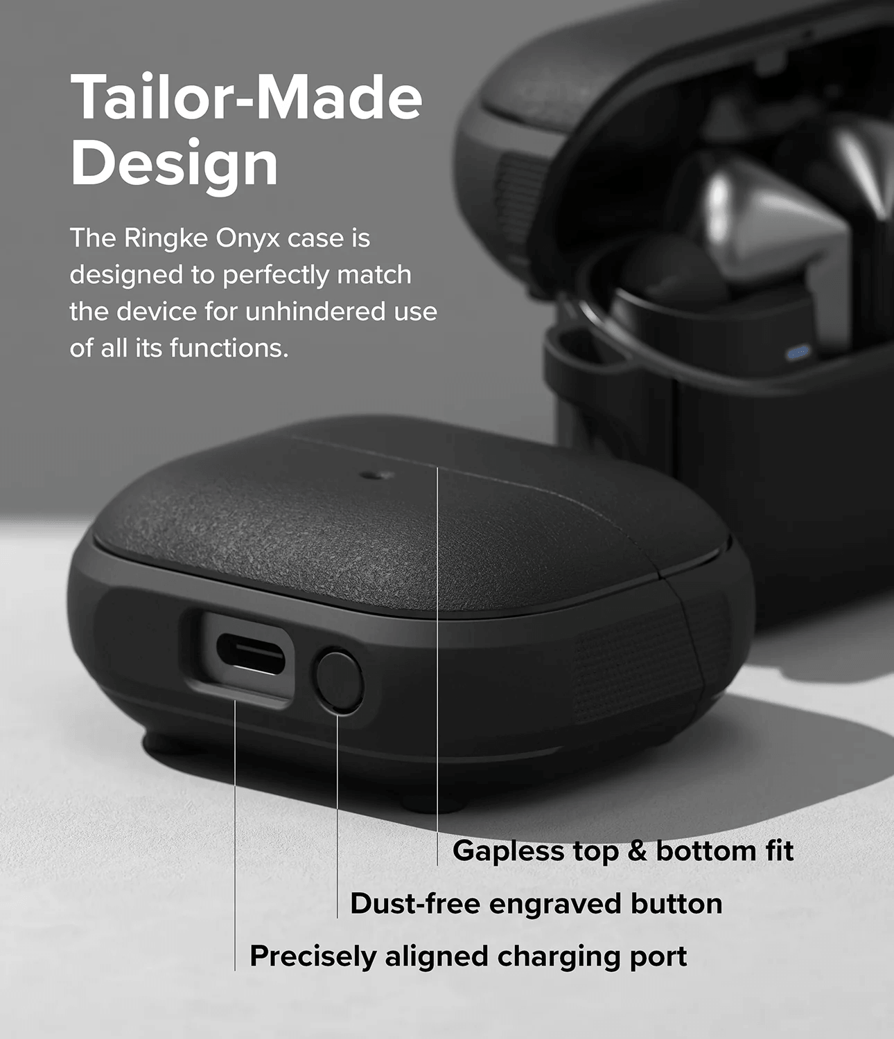 Estuche para Galaxy Buds 3 / 3 Pro - Ringke Onyx Magnetic