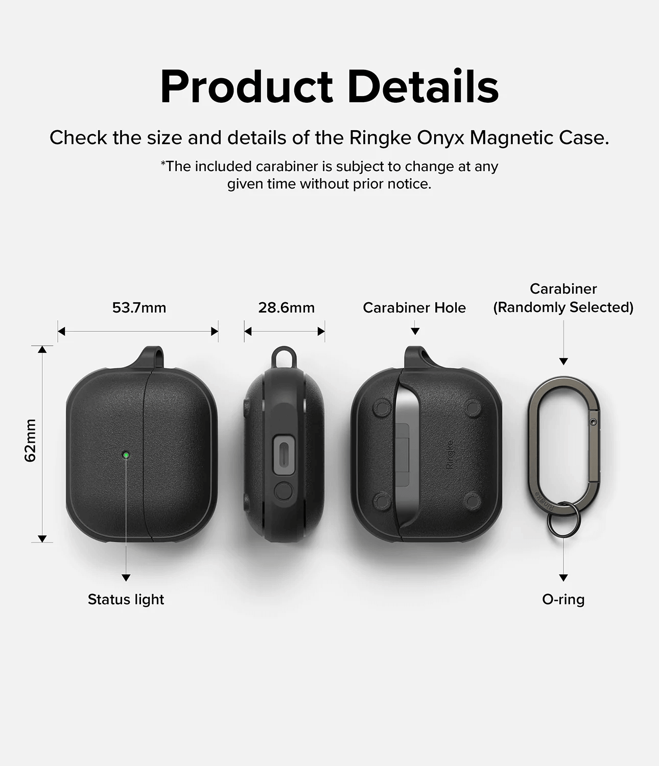 Estuche para Galaxy Buds 3 / 3 Pro - Ringke Onyx Magnetic
