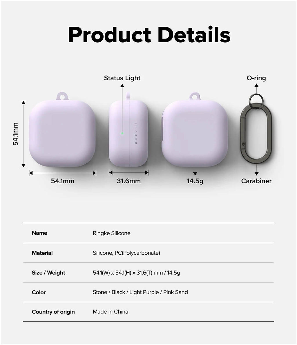 Estuche para Galaxy Buds 4 Pro / 4 - Ringke Silicone