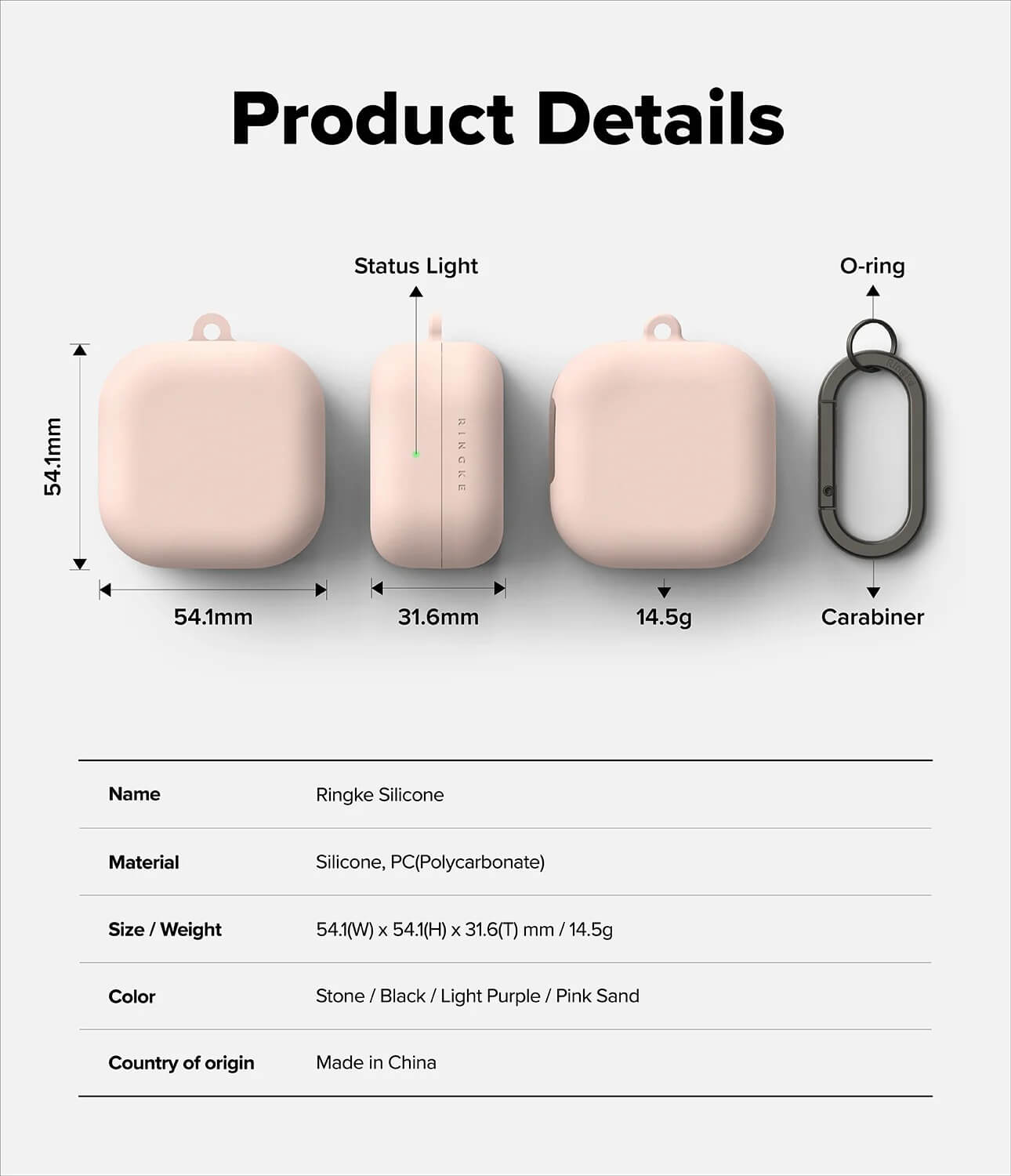 Estuche para Galaxy Buds 4 Pro / 4 - Ringke Silicone