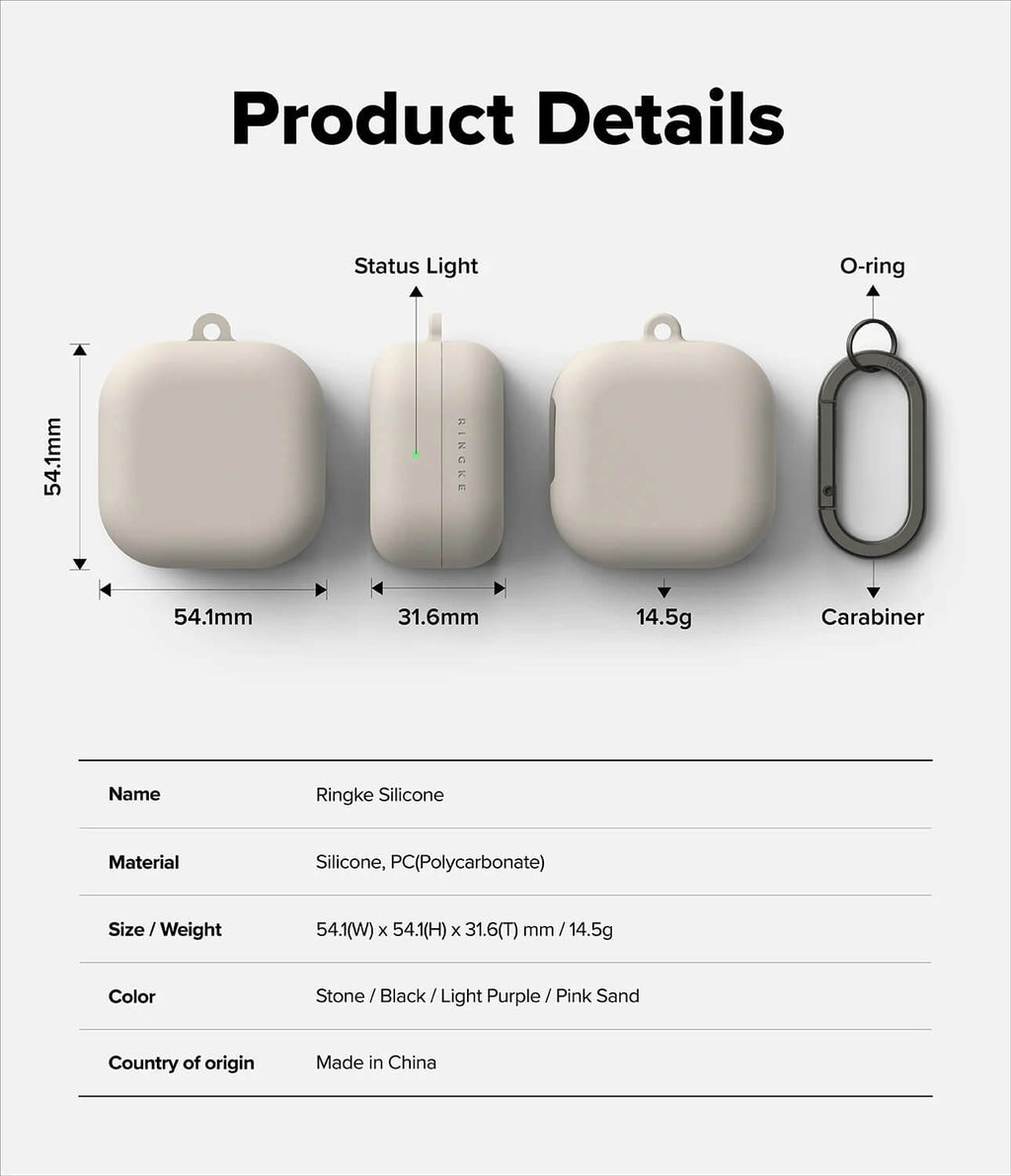 Estuche para Galaxy Buds 4 Pro / 4 - Ringke Silicone