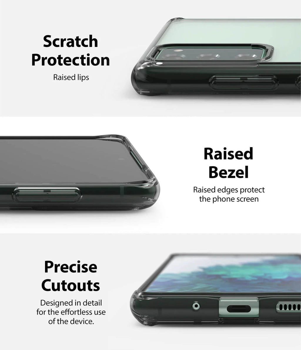 Estuches para Galaxy S20 FE - Ringke Fusion / Onyx