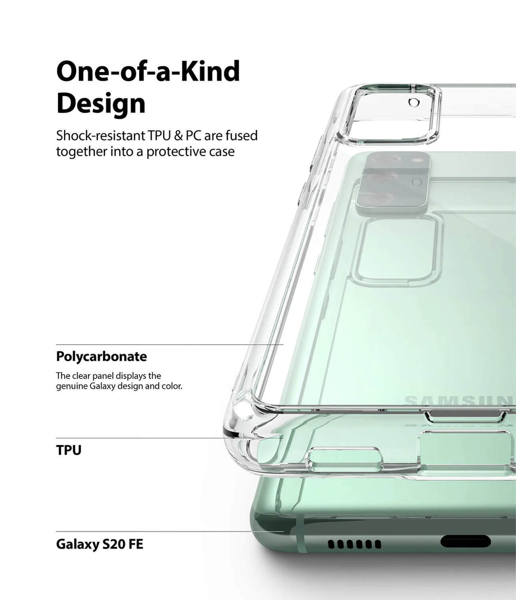 Estuches para Galaxy S20 FE - Ringke Fusion / Onyx