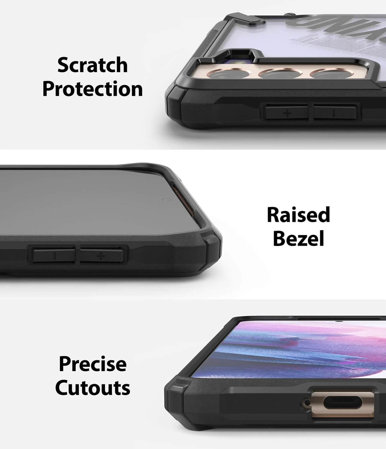 Estuche para Galaxy S21 - Ringke Fusion-X