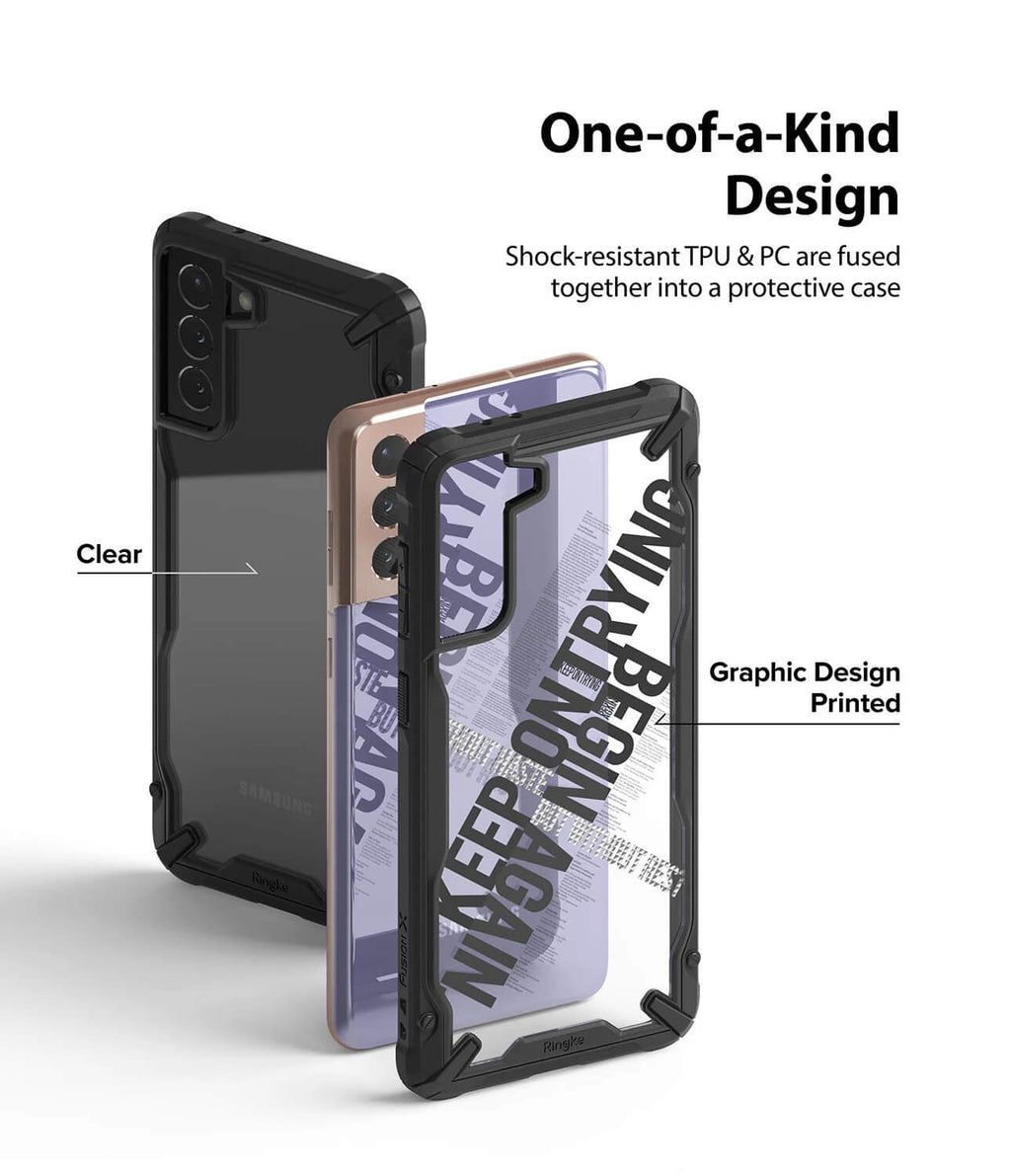 Estuche para Galaxy S21 - Ringke Fusion-X