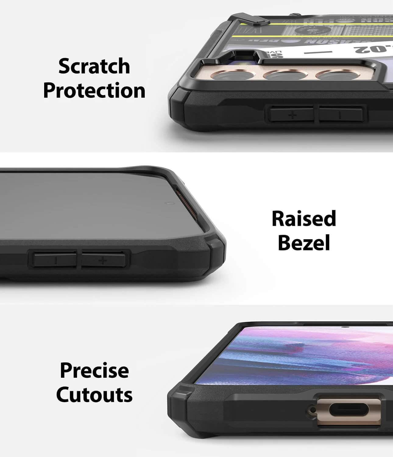 Estuche para Galaxy S21 - Ringke Fusion-X
