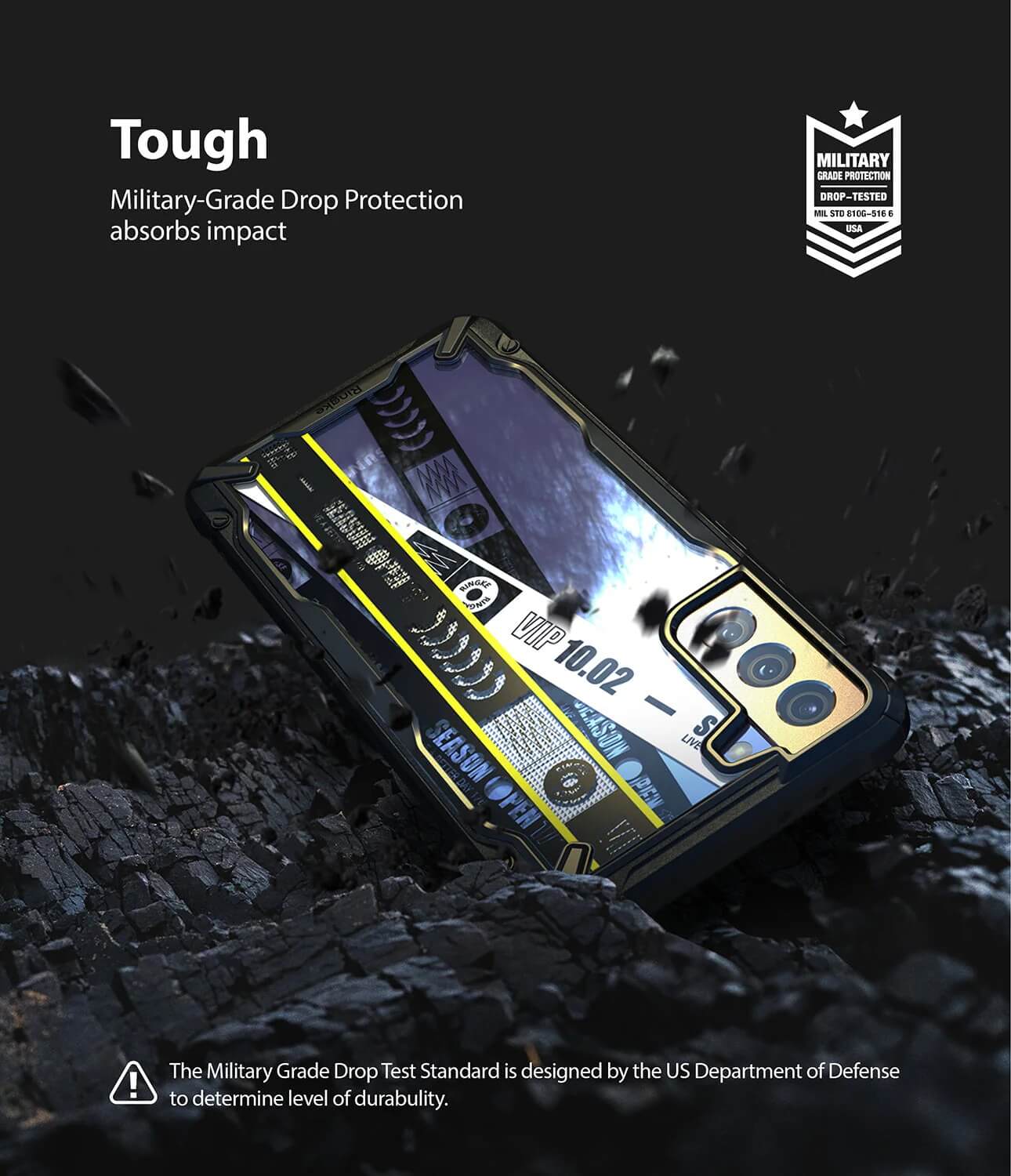 Estuche para Galaxy S21 - Ringke Fusion-X