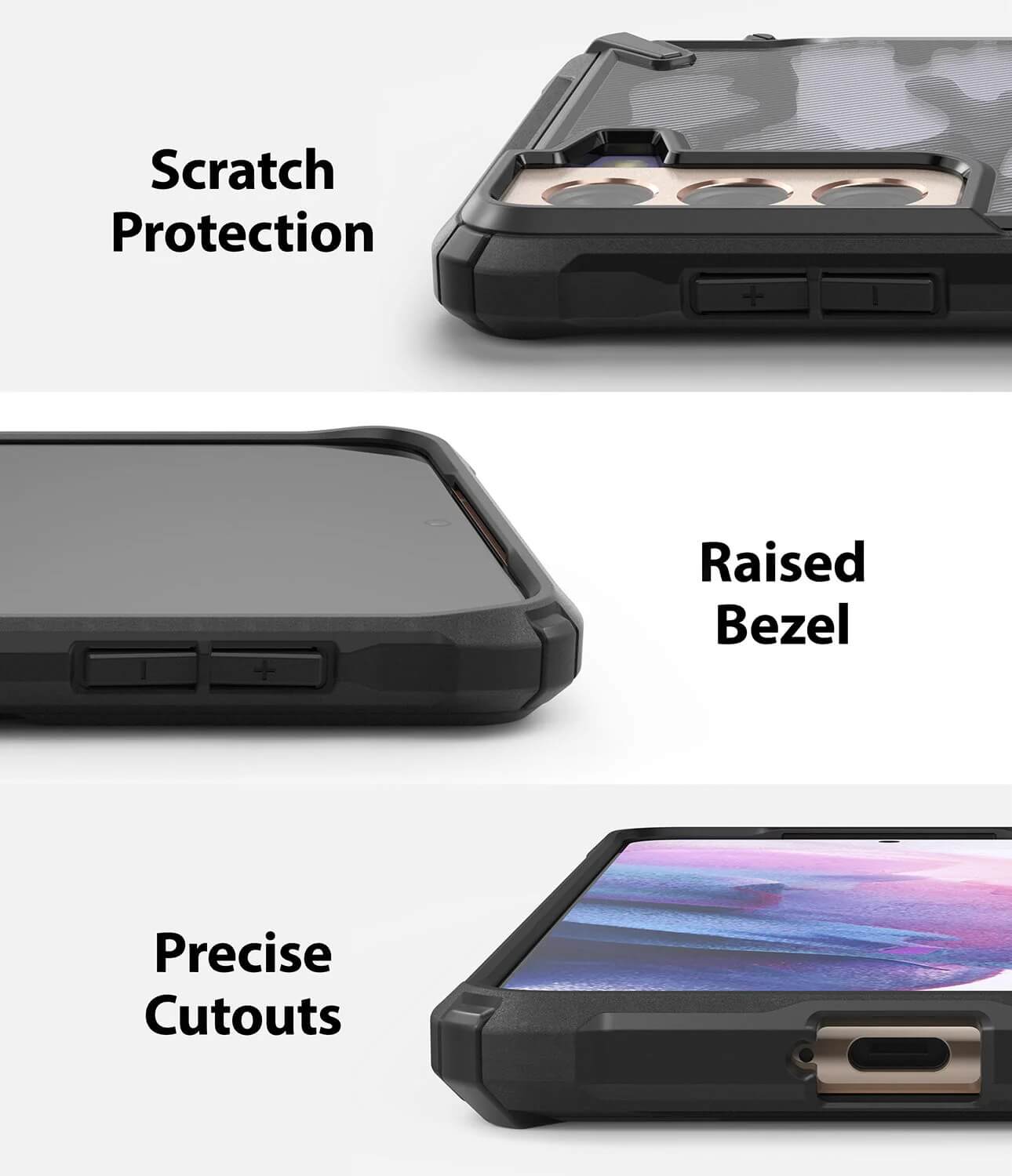 Estuche para Galaxy S21 Plus - Ringke Fusion-X