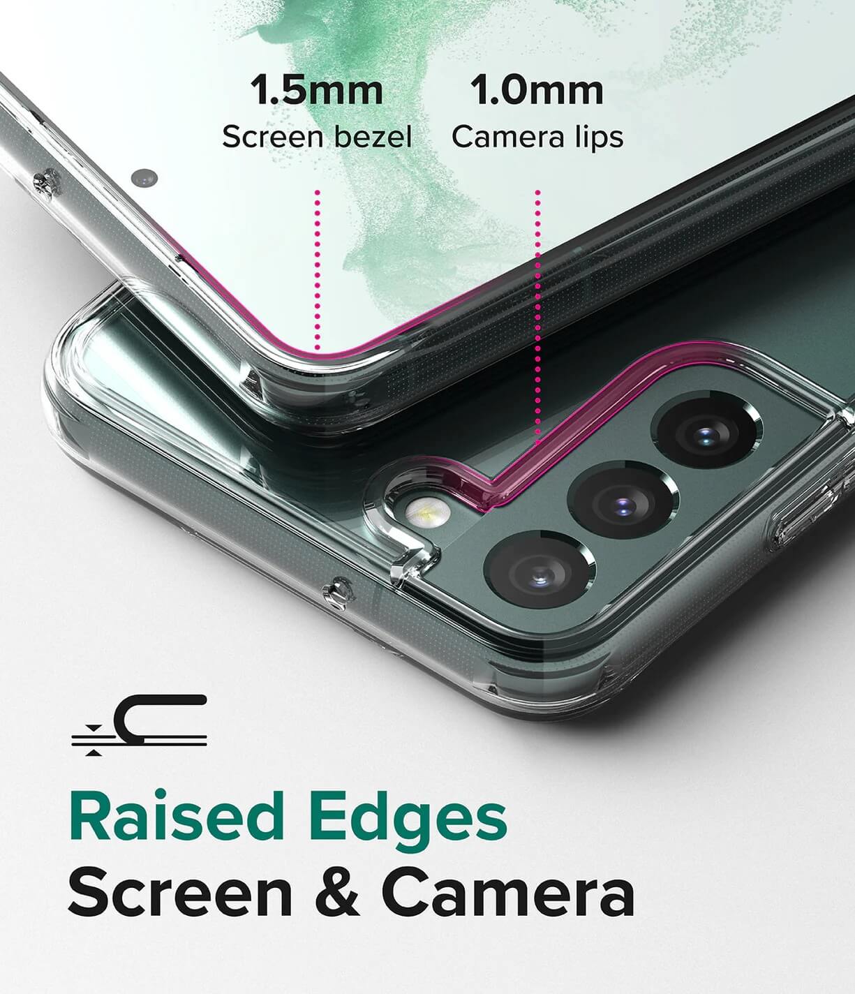 Estuche para Galaxy S22 Plus - Ringke Fusion