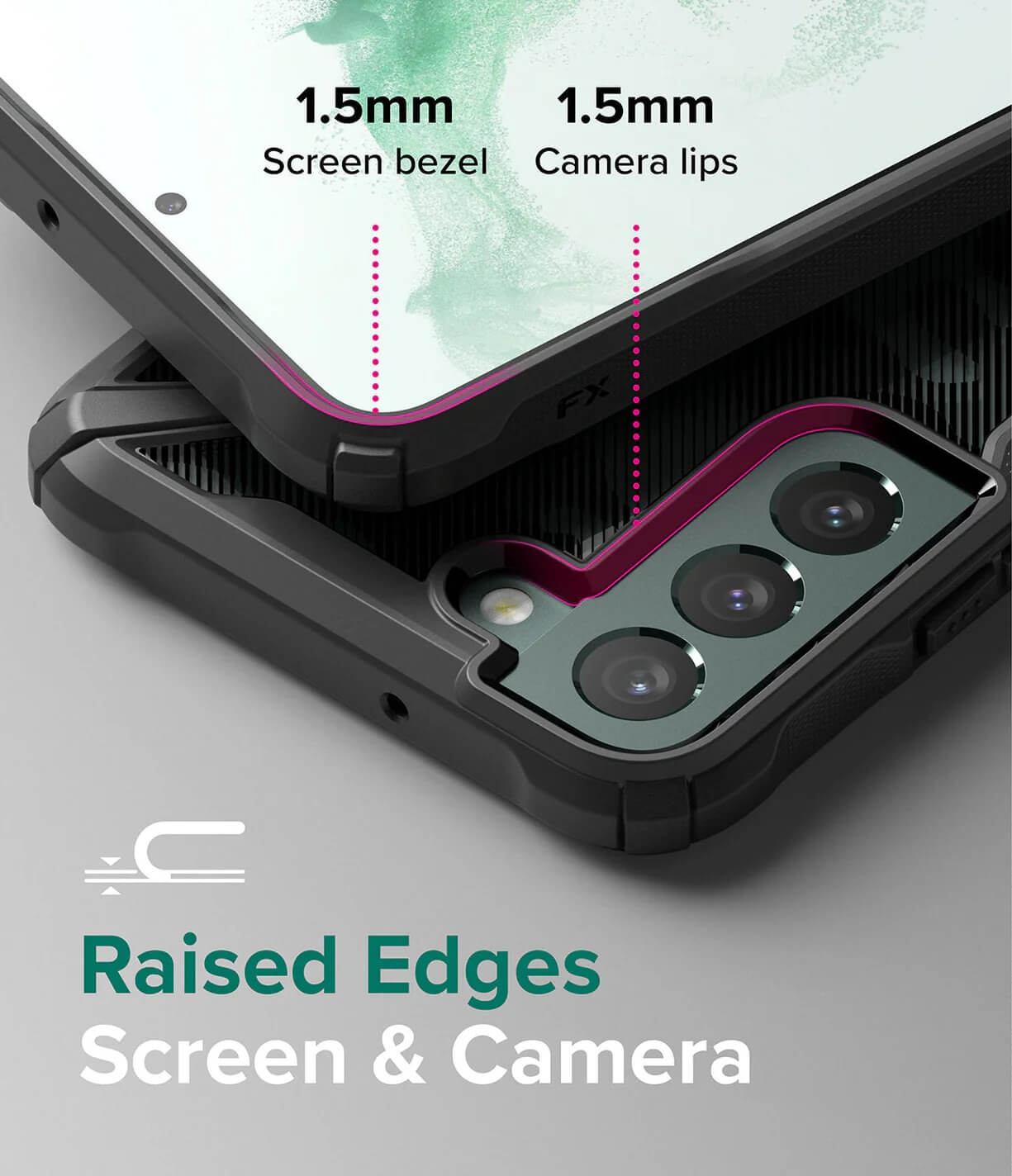 Estuche para Galaxy S22 Plus - Ringke Fusion-X