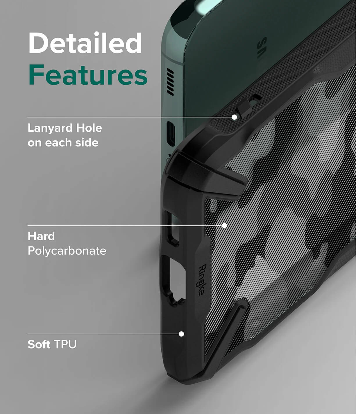 Estuche para Galaxy S22 Plus - Ringke Fusion-X
