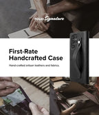 Estuche Galaxy S22 Ultra - Ringke Folio Signature EZ Strap Black