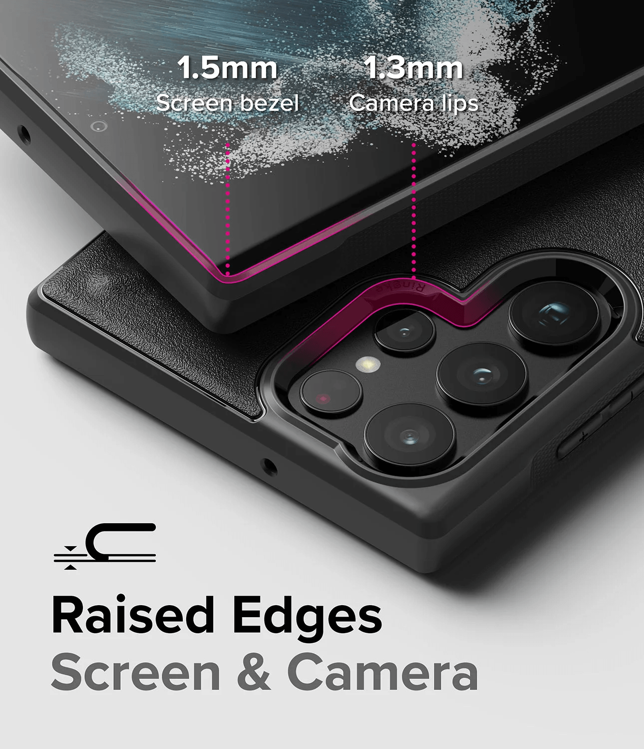 Estuche para Galaxy S22 Ultra - Ringke Onyx - Black