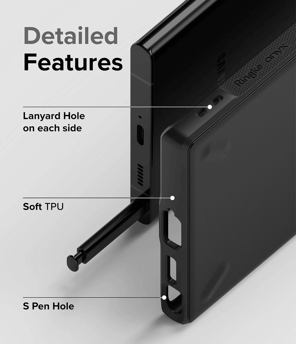 Estuche para Galaxy S22 Ultra - Ringke Onyx - Black