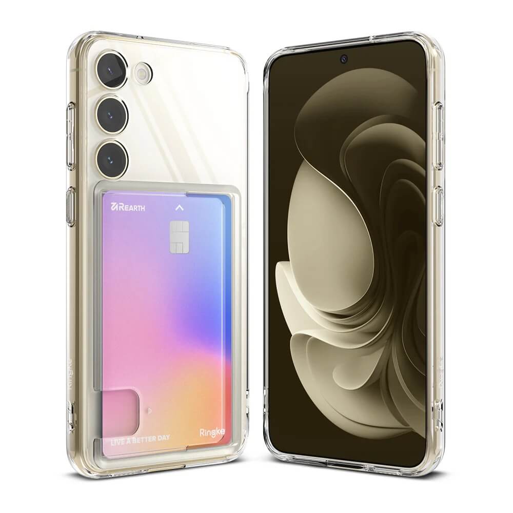 Estuche para Galaxy S23 Plus - Ringke Fusion Card Clear