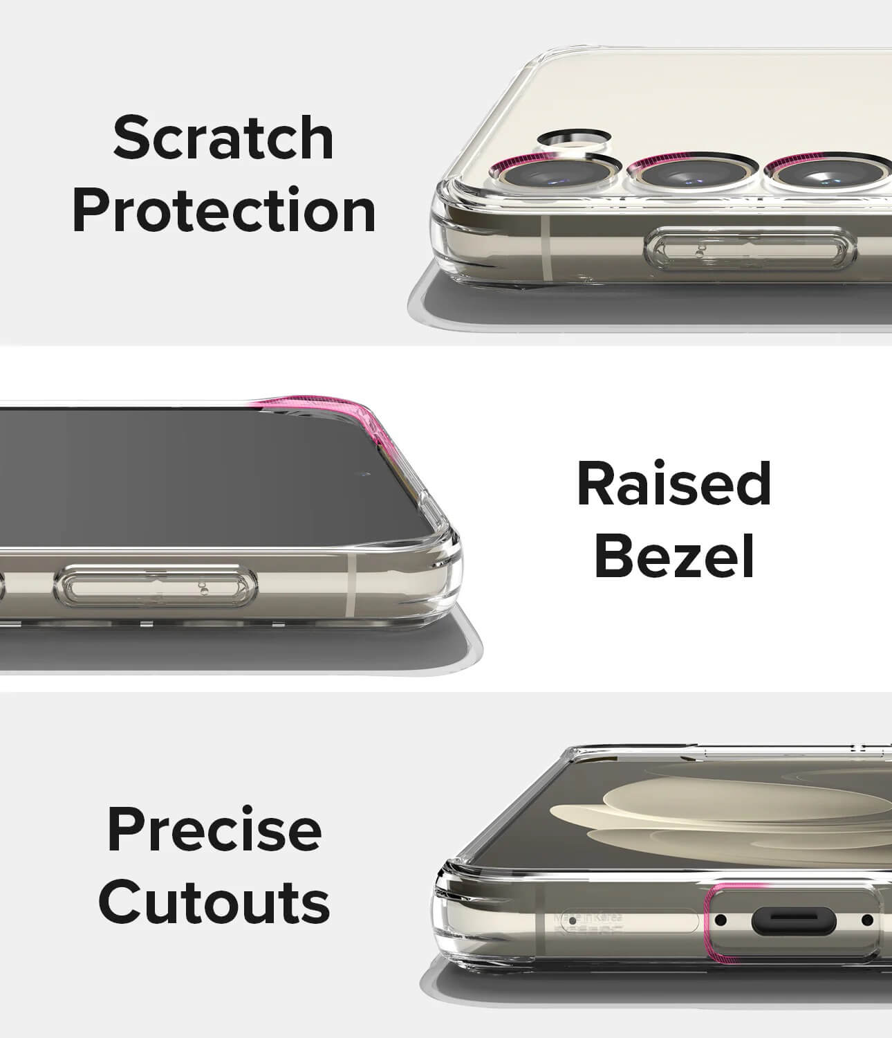 Estuche para Galaxy S23 Plus - Ringke Fusion Card Clear