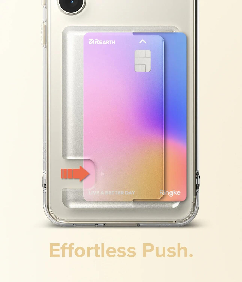Estuche para Galaxy S23 Plus - Ringke Fusion Card Clear