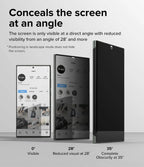 Protector de Pantalla para Galaxy S23 Ultra - Ringke Privacy Dual Easy Wing