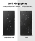 Protector de Pantalla para Galaxy S23 Ultra - Ringke Privacy Dual Easy Wing