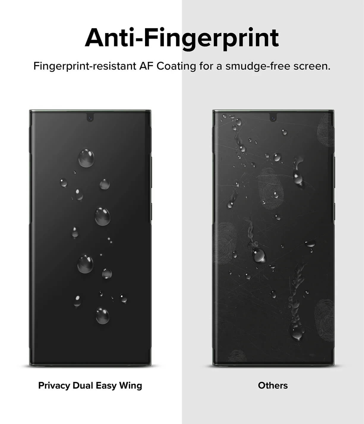 Protector de Pantalla para Galaxy S23 Ultra - Ringke Privacy Dual Easy Wing