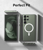 Estuche para Galaxy S23 Ultra - Ringke Fusion Magnetic Matte Clear