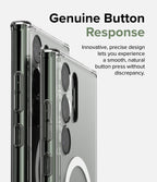Estuche para Galaxy S23 Ultra - Ringke Fusion Magnetic Matte Clear