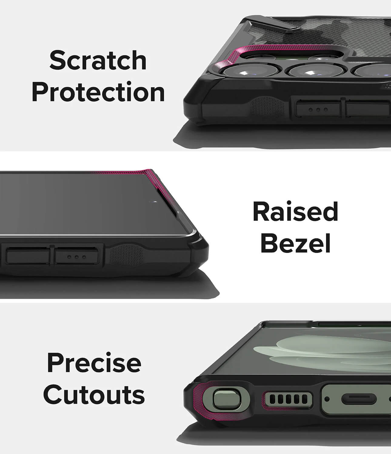 Estuche para Galaxy S23 Ultra - Ringke Fusion-X