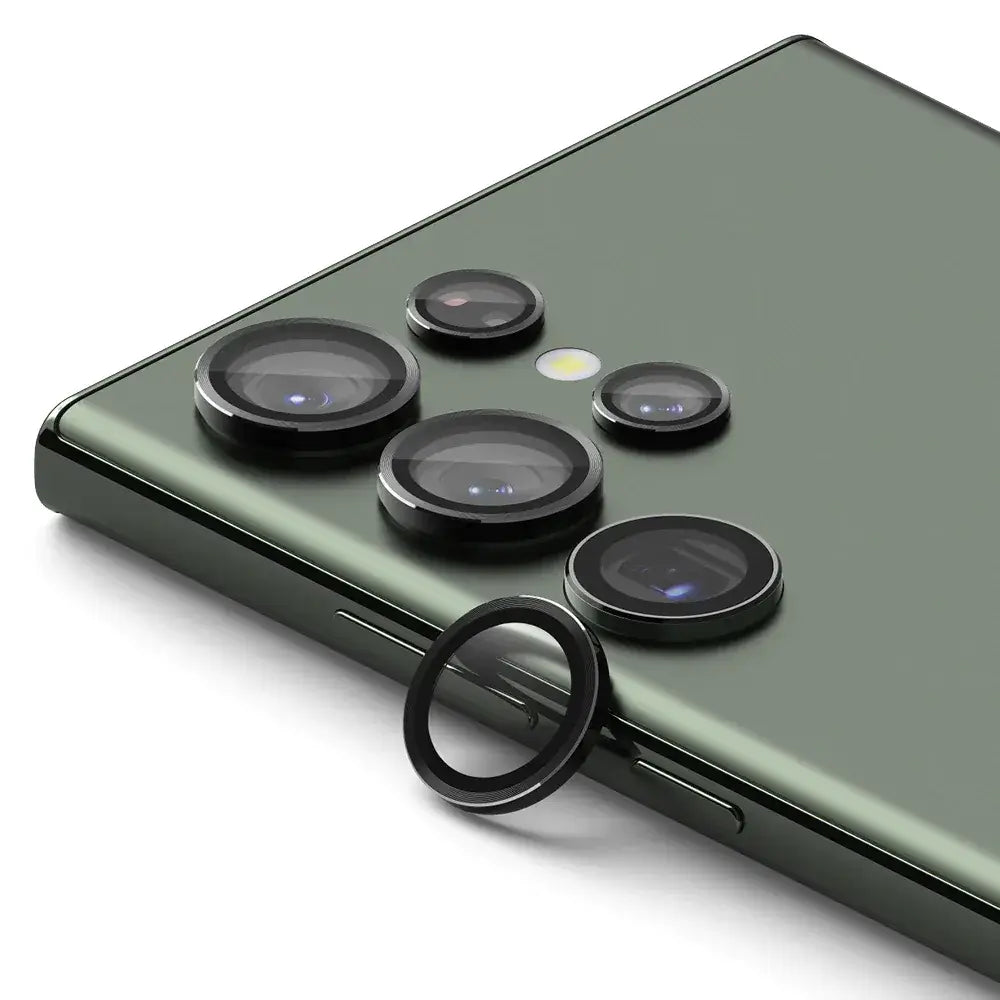 Protector de Cámara para Galaxy S23 Ultra - Ringke Lens Frame Glass Black