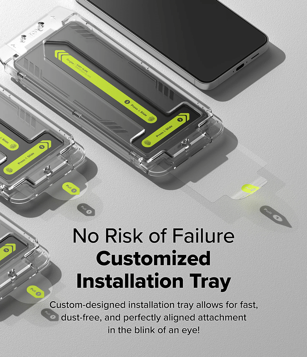 Protector de Pantalla para Galaxy S24 FE - Ringke Easy Slide Tempered Glass