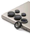 Protector de Pantalla para Galaxy S24 Ultra - Ringke Camera Lens Frame Glass Black