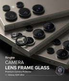 Protector de Pantalla para Galaxy S24 Ultra - Ringke Camera Lens Frame Glass Black