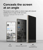 Protector de Pantalla para Galaxy S24 Ultra - Ringke Easy Slide Privacy Glass (Pack de 2)