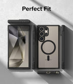 Estuche para Galaxy S24 Ultra - Ringke Fusion Bold Magnetic Matte Black