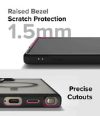 Estuche para Galaxy S24 Ultra - Ringke Fusion Bold Magnetic Matte Black
