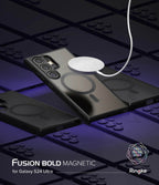 Estuche para Galaxy S24 Ultra - Ringke Fusion Bold Magnetic Matte Black
