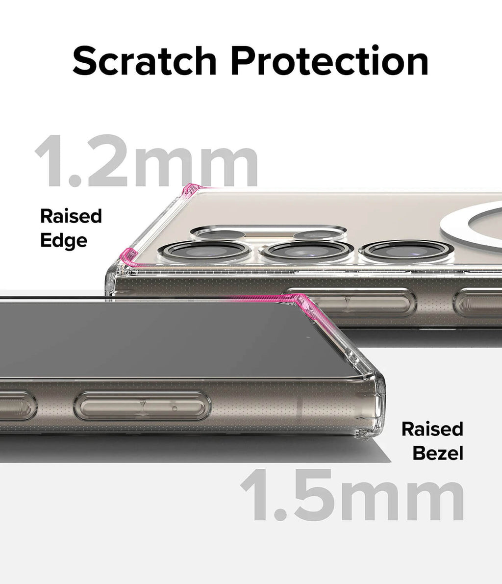 Estuche para Galaxy S24 Ultra - Ringke Fusion Magnetic Clear