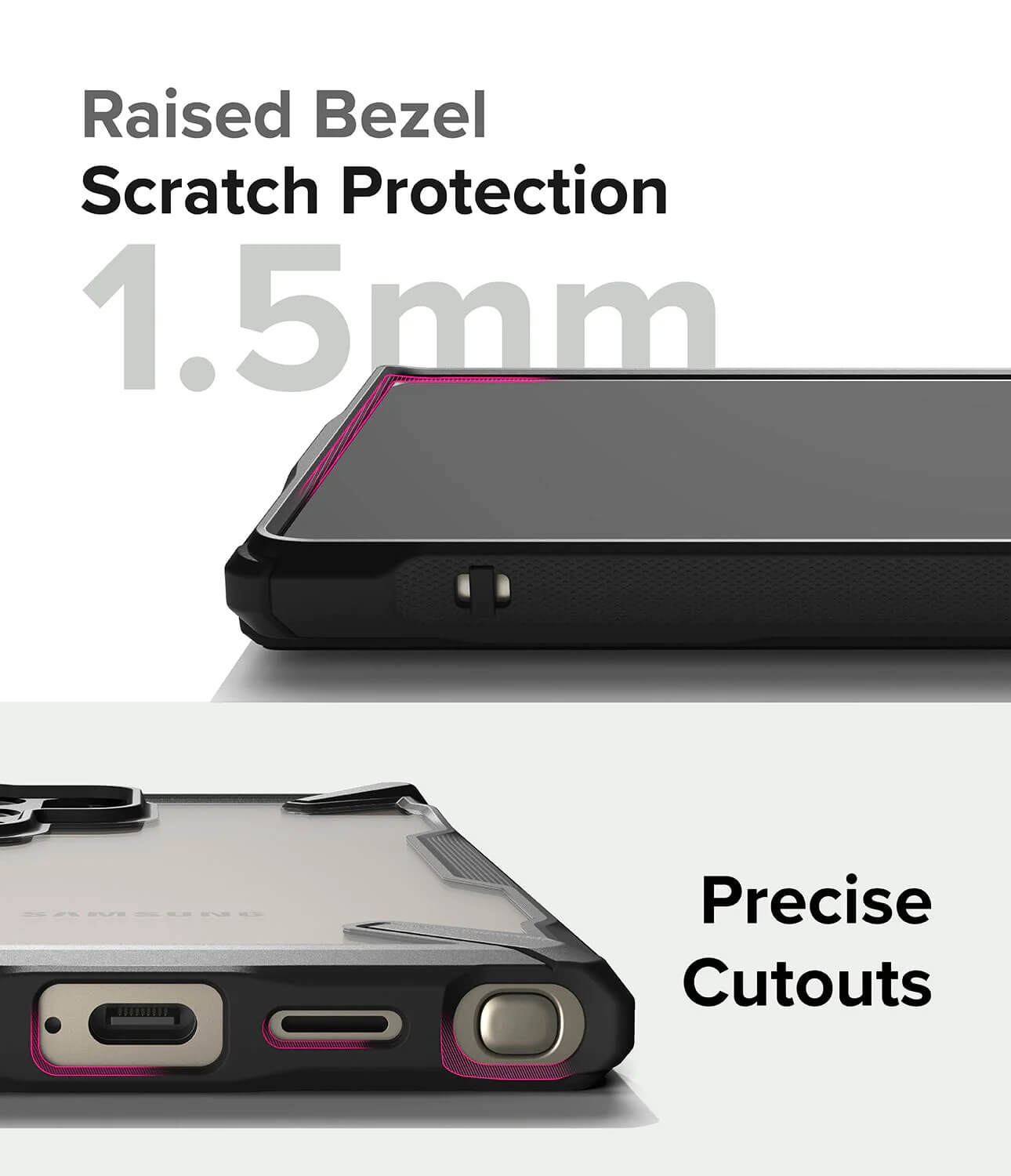 Estuche para Galaxy S24 Ultra - Ringke Fusion X