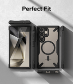 Estuche para Galaxy S24 Ultra - Ringke Fusion-X Magnetic - Matte Black