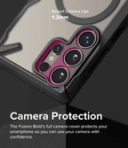 Estuche para Galaxy S24 Ultra - Ringke Fusion-X Magnetic - Matte Black