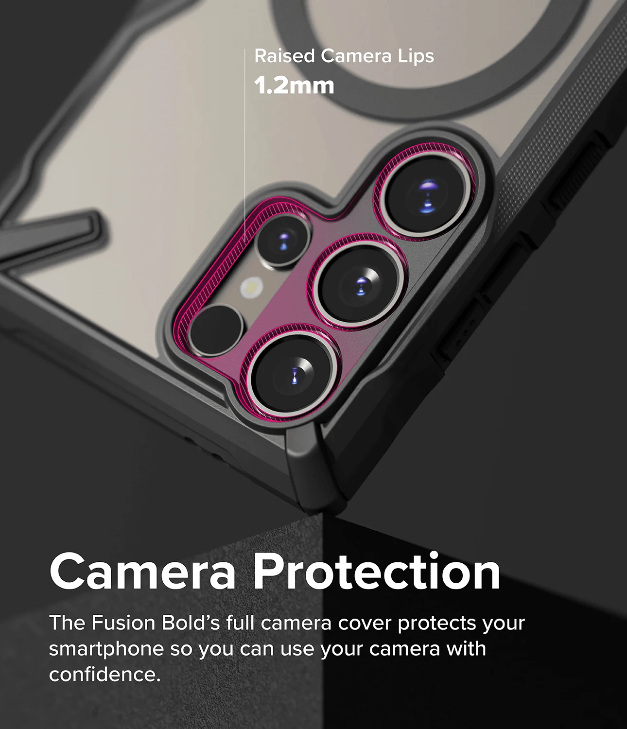 Estuche para Galaxy S24 Ultra - Ringke Fusion-X Magnetic - Matte Black