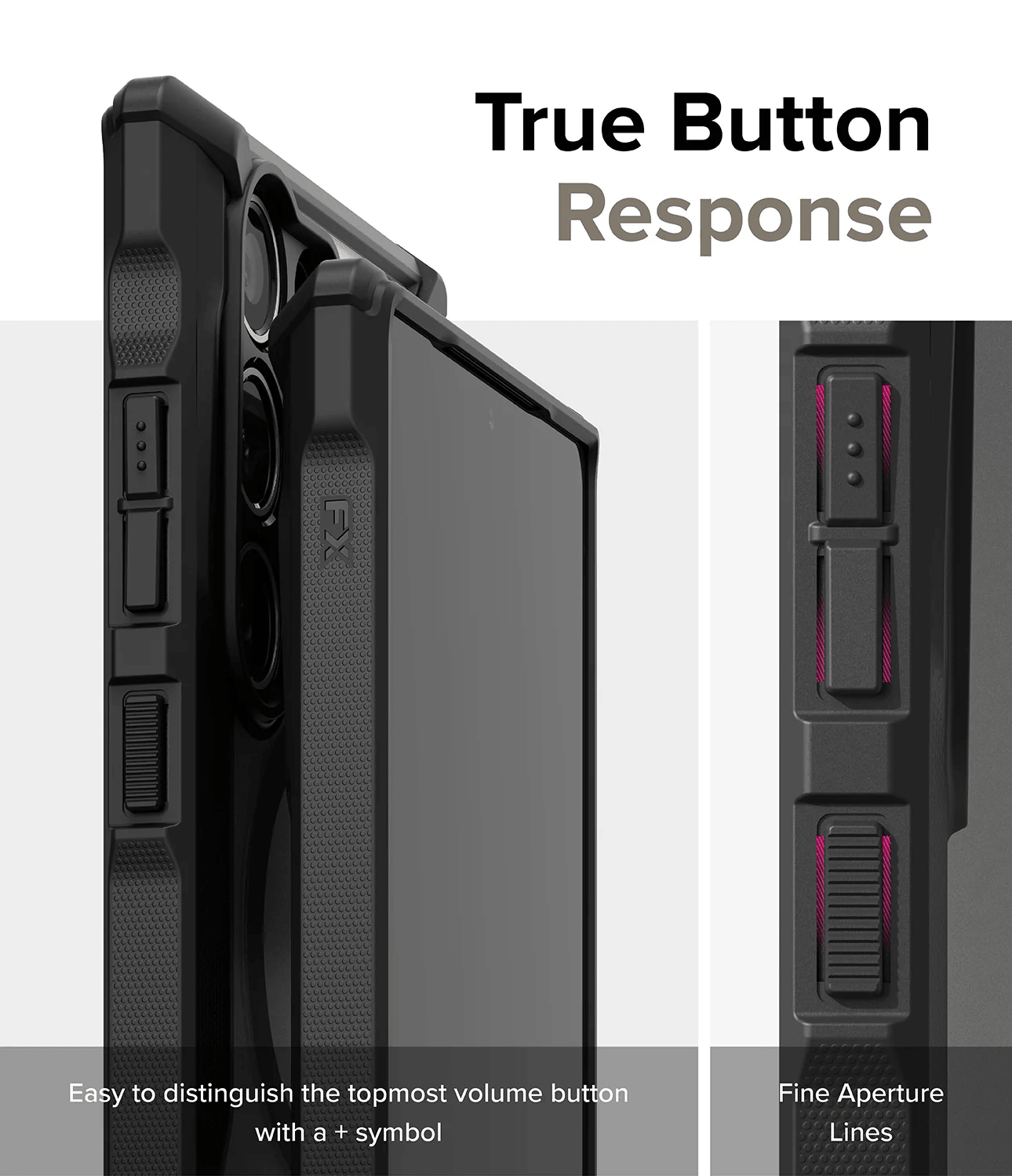 Estuche para Galaxy S24 Ultra - Ringke Fusion-X Magnetic - Matte Black