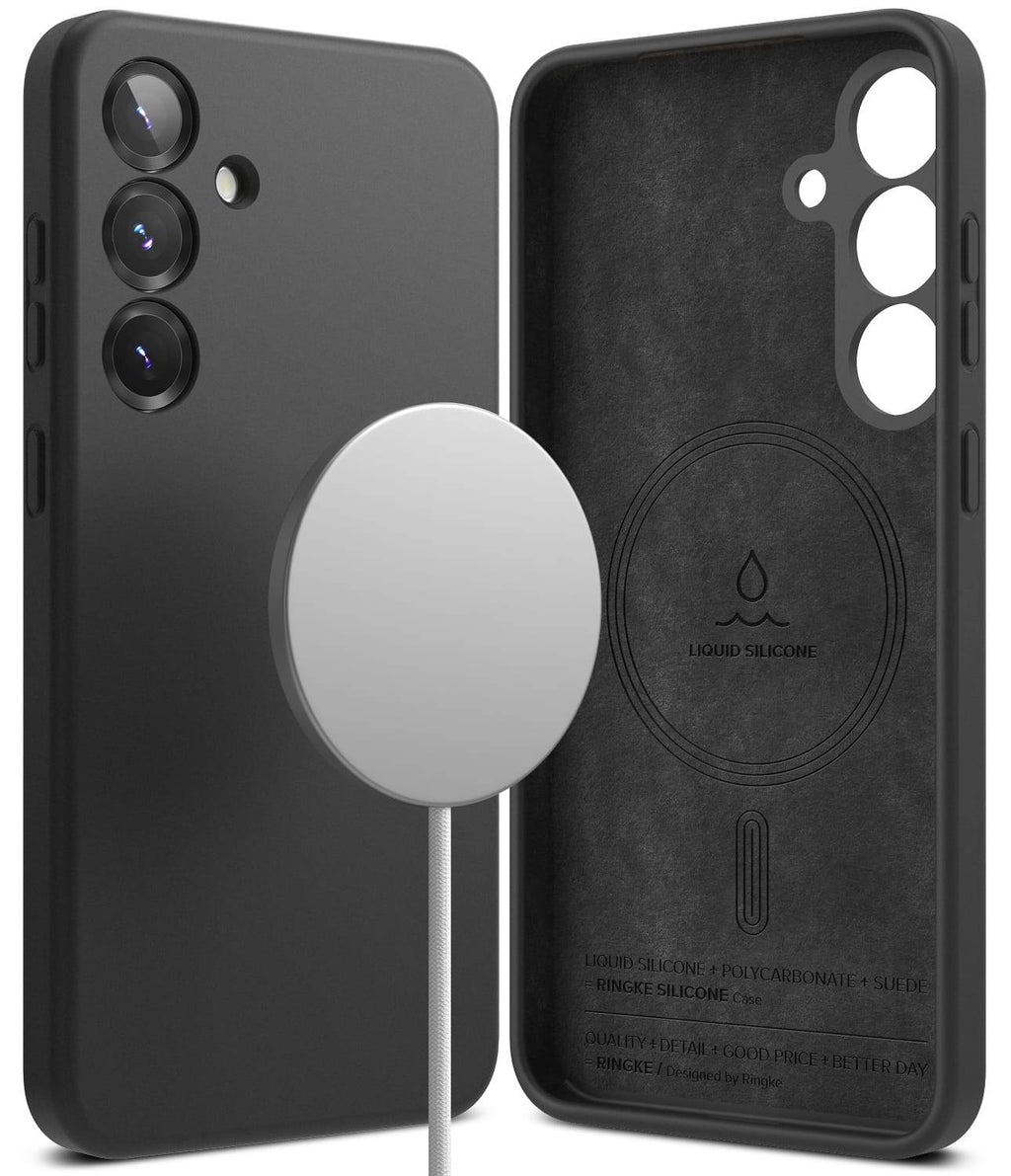 Estuche para Galaxy S25 - Ringke Silicone Magnetic