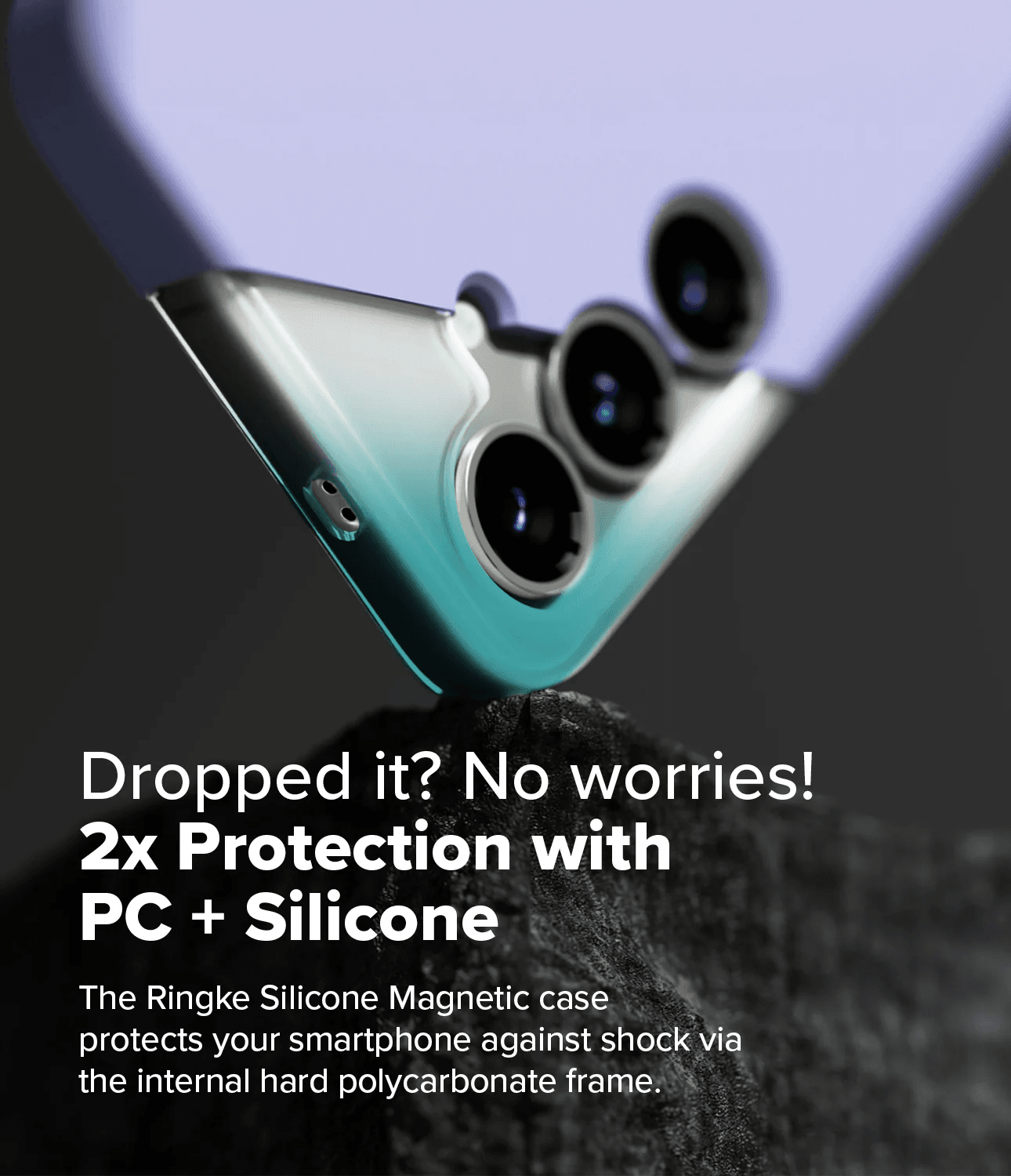 Estuche para Galaxy S25 - Ringke Silicone Magnetic