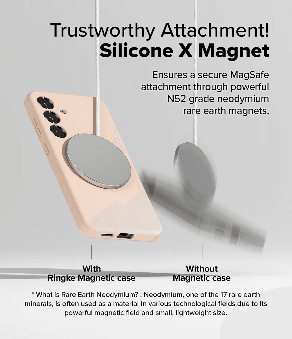 Estuche para Galaxy S25 - Ringke Silicone Magnetic