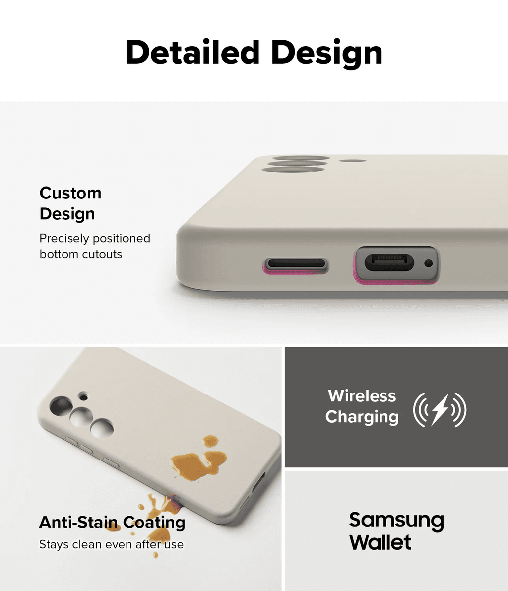 Estuche para Galaxy S25 - Ringke Silicone Magnetic